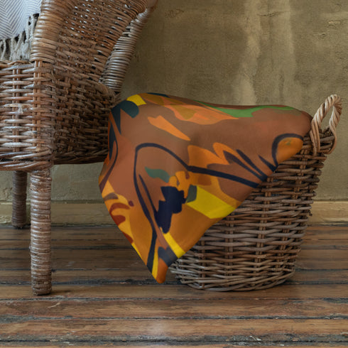 Lion Mama Africa Blanket